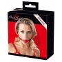 Knebel silikonowy czerwony Bad Kitty 4 cm - 8