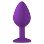 Plug-Anal Plug Emotions Cutie Medium Purple clear crystal - 3