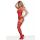 Bodystocking Obsessive F214 kwiatowy czerwony S/M/L