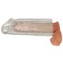 Przedłużka na penisa Mega Dick transparentna TPE 19 cm - 6