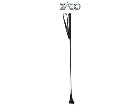Crop skórzany ZADO czarny 65 cm - 4