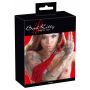 Flogger Bad Kitty czarno czerwony 38 cm - 2