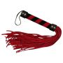 Flogger Bad Kitty czarno czerwony 38 cm - 3