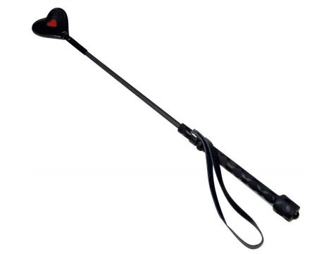 Mały czarno czerwony plon z końcówką serca Bad Kitty 45 cm