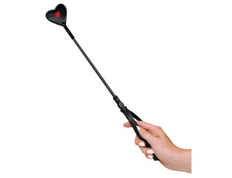 Mały czarno czerwony plon z końcówką serca Bad Kitty 45 cm - 2