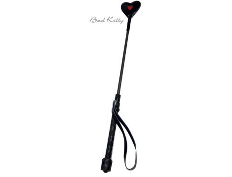 Mały czarno czerwony plon z końcówką serca Bad Kitty 45 cm - 3