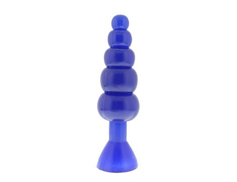 Giętki korek analny NMC Jelly niebieski