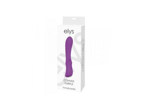 Wibrator silikonowy Elys Convex fioletowy USB - 2