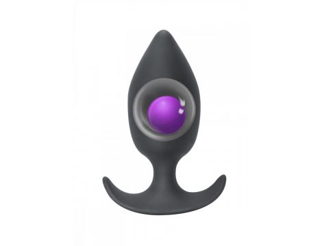 Plug-Anal plug with misplaced center of gravity Spice it up Insatiable Dark Grey - 3