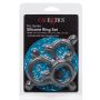 Zestaw pierścieni erekcyjnych silikonowych Calexotics Pro Series czarny - 5