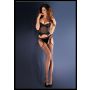 Rajstopy kabaretka Gabriella Erotica Strip Panty 151 czarne M/L - 3