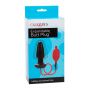 Plug analny pompowany Calexotics lateksowy czarny 9,5 cm - 4