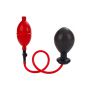 Plug analny pompowany Calexotics lateksowy czarny 9,5 cm - 6