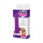 Dildo silikonowe Real Safe z jądrami fioletowe large - 2