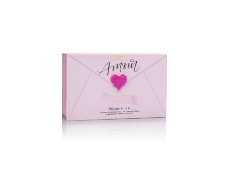 Wibrator mini JOPEN Amour G silikonowy różowy 12 cm - 4