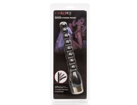 Silikonowy wibrujący korek analny Calexotics czarny 24 cm - 4