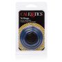 Pierścienie erekcyjne Tri Rings Calexotics silikonowe niebieskie - 5