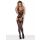 Dzianinowy bodystocking Obsessive F217 kwiatowy XL XXL