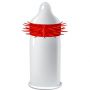 Prezerwatywy z wypustkami Egzo Hot Red czerwone - 4