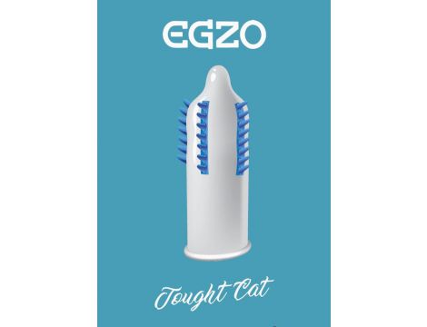 Prezerwatywy Egzo Tough Cat z wypustkami - 3