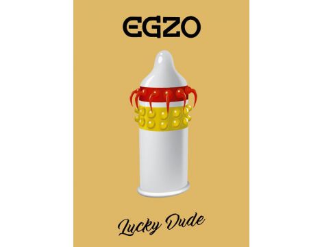 Prezerwatywy z wypustkami Egzo Lucky Dude - 2