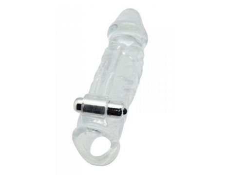 Przedłużka z stymulatorem łechtaczki Toyz4lovers 23 cm - 3