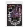 Kulki analne Calexotics X-10 Beads srebrne 26 cm - 2