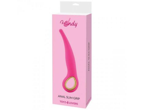 Wibrator analny silikonowy Toyz4lovers różowy USB 18 cm