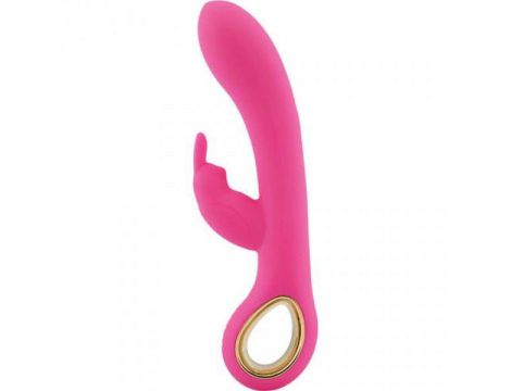 Wibrator króliczek Toyz4lovers silikonowy różowy USB 19 cm