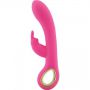 Wibrator króliczek Toyz4lovers silikonowy różowy USB 19 cm - 2