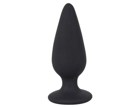 Korek analny Heavy Black Velvets M czarny 8,9 cm - 3