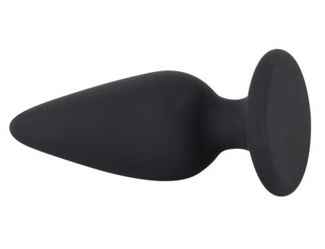Korek analny Heavy Black Velvets M czarny 8,9 cm - 5