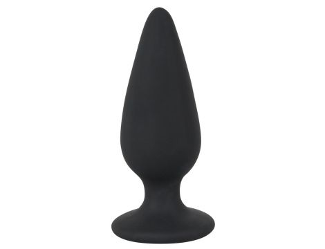 Korek analny Heavy Black Velvets M czarny 8,9 cm - 4