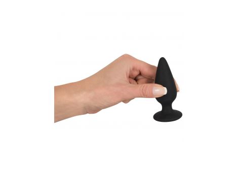 Korek analny Heavy Black Velvets M czarny 8,9 cm - 8