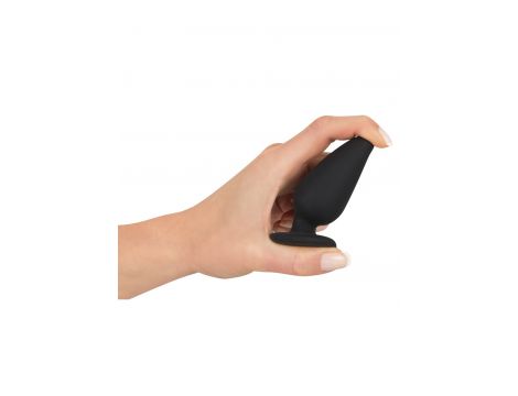 Korek analny Heavy Black Velvets M czarny 8,9 cm - 10