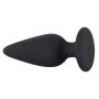 Korek analny Heavy Black Velvets M czarny 8,9 cm - 6