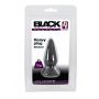 Korek analny Heavy Black Velvets M czarny 8,9 cm - 3