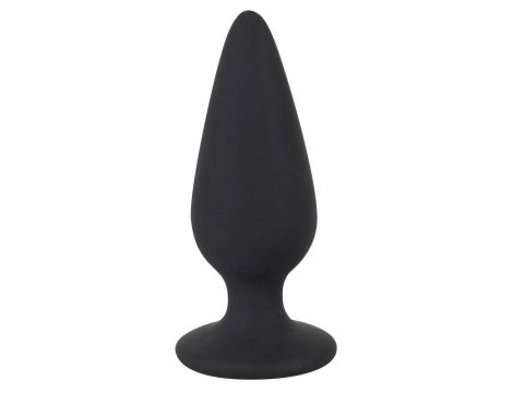 Korek analny Black Velvets Heavy Plug S czarny 7,8 cm - 4