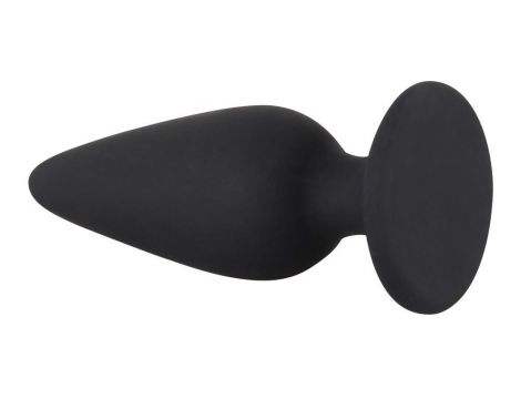 Korek analny Black Velvets Heavy Plug S czarny 7,8 cm - 6