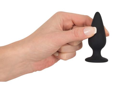 Korek analny Black Velvets Heavy Plug S czarny 7,8 cm - 8
