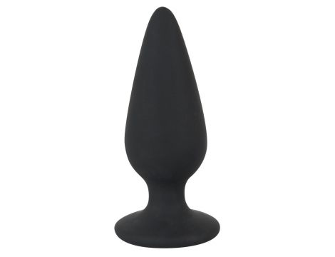 Korek analny Black Velvets Heavy Plug S czarny 7,8 cm - 3