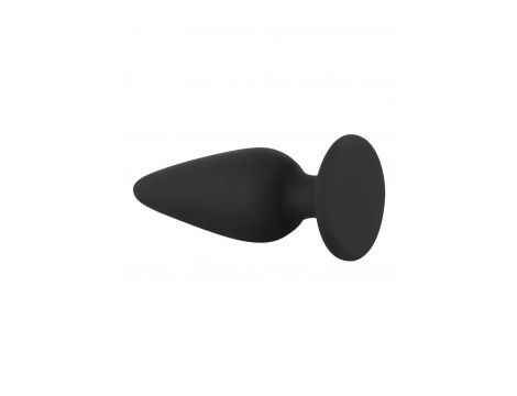Korek analny Black Velvets Heavy Plug S czarny 7,8 cm - 5