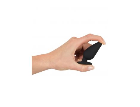 Korek analny Black Velvets Heavy Plug S czarny 7,8 cm - 9