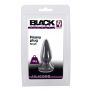 Korek analny Black Velvets Heavy Plug S czarny 7,8 cm - 3