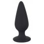 Korek analny Black Velvets Heavy Plug S czarny 7,8 cm - 5