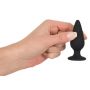 Korek analny Black Velvets Heavy Plug S czarny 7,8 cm - 9
