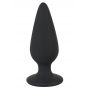 Korek analny Black Velvets Heavy Plug S czarny 7,8 cm - 4