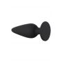 Korek analny Black Velvets Heavy Plug S czarny 7,8 cm - 6