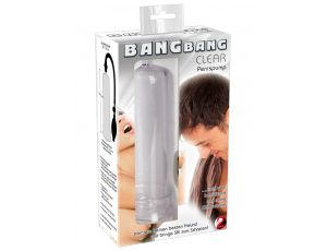 Pompka próżniowa Bang Bang transparentna 20 cm