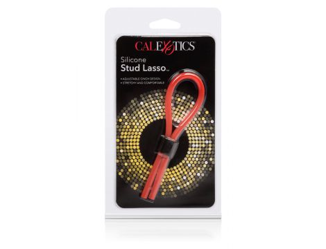 Pierścień erekcyjny silikonowy Stud Lasso Calexotics czerwony - 4